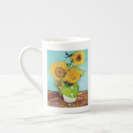 Caneca De Porcelana Girassóis Vincent van Gogh