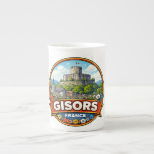 Caneca De Porcelana Gisors França 