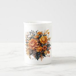 Caneca De Porcelana Gorgeed Fall Floral
