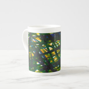 Caneca De Porcelana Gota Verde II