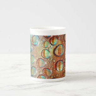 Caneca De Porcelana Gotas Arco-Íris