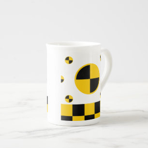 Caneca De Porcelana Gráficos de marcadores de teste de travamento