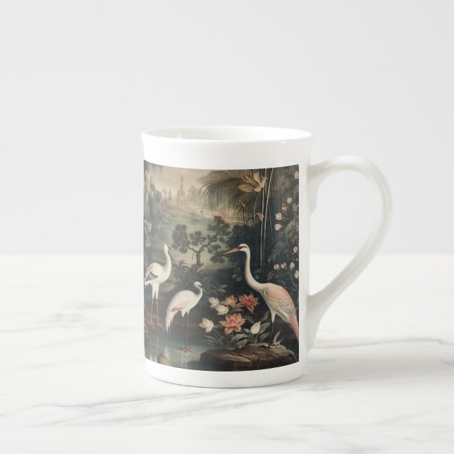 Caneca De Porcelana gruas e palácios nos trópicos (Direita)