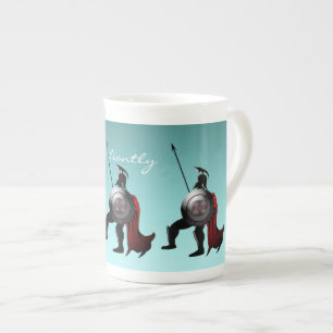 Caneca De Porcelana Guerreiro espartano antigo