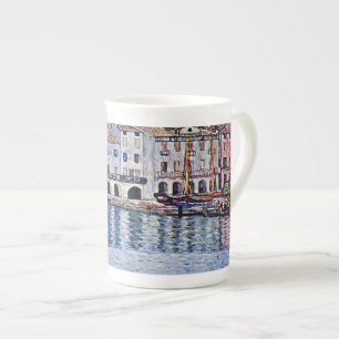 Caneca De Porcelana Gustav Klimt - Malcesine no Lago de Garda Itália