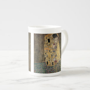 Caneca De Porcelana Gustav Klimt's The Kiss (cerca de 1908)