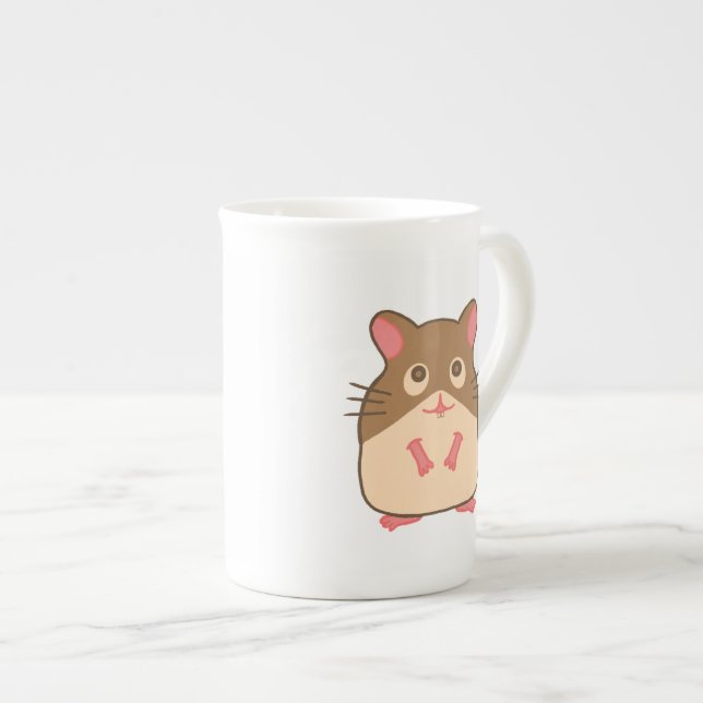 Caneca De Porcelana Hammy Hamster (Frente Esquerda)