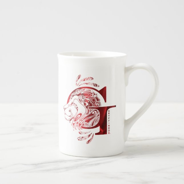 Caneca De Porcelana Harry Potter| Gráfico Aguamenti GRYFFINDOR™ (Direita)