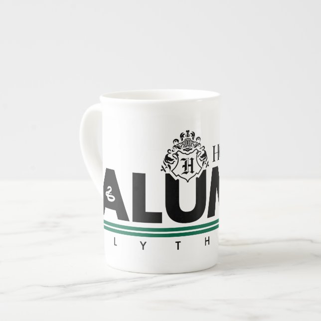Caneca De Porcelana Harry Potter| HOGWARTS™ Alumni SLYTHERIN™ (Frente Esquerda)