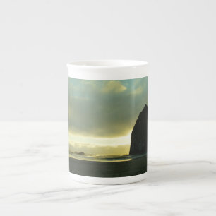 Caneca De Porcelana Haystack Rock, Cannon Beach Ou.Mug de Especialidad
