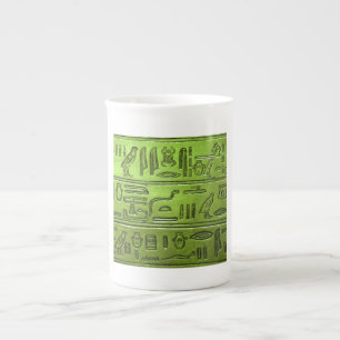 Caneca De Porcelana Hieroglifos 2014-1022