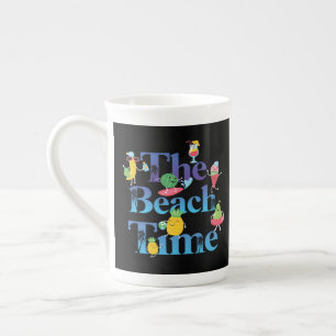 Caneca De Porcelana Hora da Praia