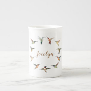 Caneca De Porcelana Hummingbird Personalizado