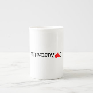 Caneca De Porcelana I Love Australia