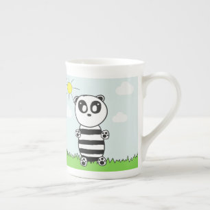 Caneca De Porcelana Ilustração de Panda Fofo