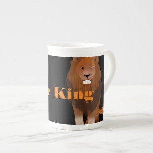 Caneca De Porcelana Imagem de Foto Personalizada Texto O Rei Leão 