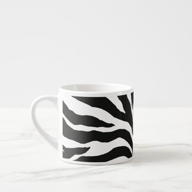 Caneca De Porcelana Impressão Zebra (Esquerda)