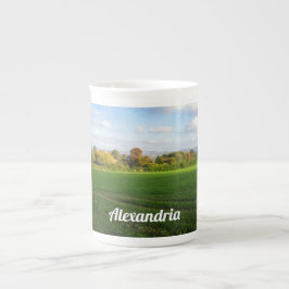 Caneca De Porcelana Inglês Autumn Countryside - Personalizado
