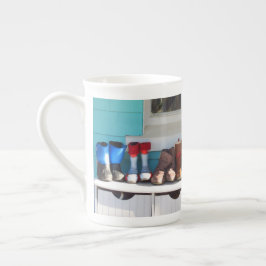 Caneca De Porcelana Inverno Boots All in a Row - Martha's Vineyard