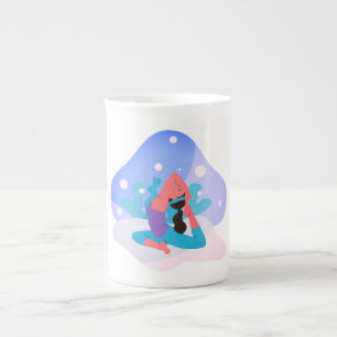Caneca De Porcelana Ioga, Meditação, Fitness