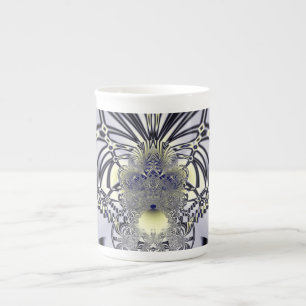 Caneca De Porcelana Íris Roxa