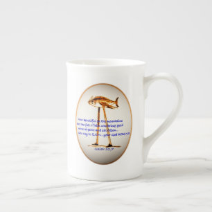 Caneca De Porcelana Isaiah 52:7 - Que Bonito Nas Montanhas