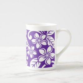 CANECA DE PORCELANA ISLAND PLUMERIA (PURPLE) BONE CHINA MUG