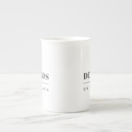 Caneca De Porcelana It Depends on the Data Bone China Mug