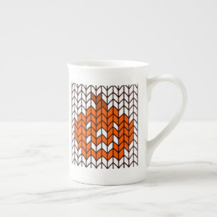 Caneca de porcelana JACK-O-LANTERN tricotada