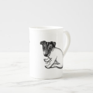Caneca De Porcelana Jack Russell Puppy 10 semanas