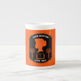 Caneca De Porcelana Jane Austen Romancista Inglesa