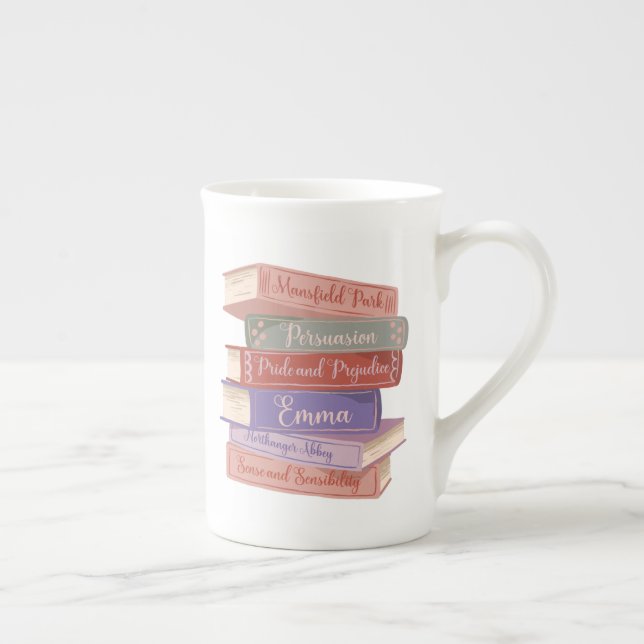 Caneca De Porcelana Jane Austen's Novels V (Direita)