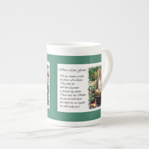 Caneca De Porcelana Jardim de Verão de Ofertas de Arte