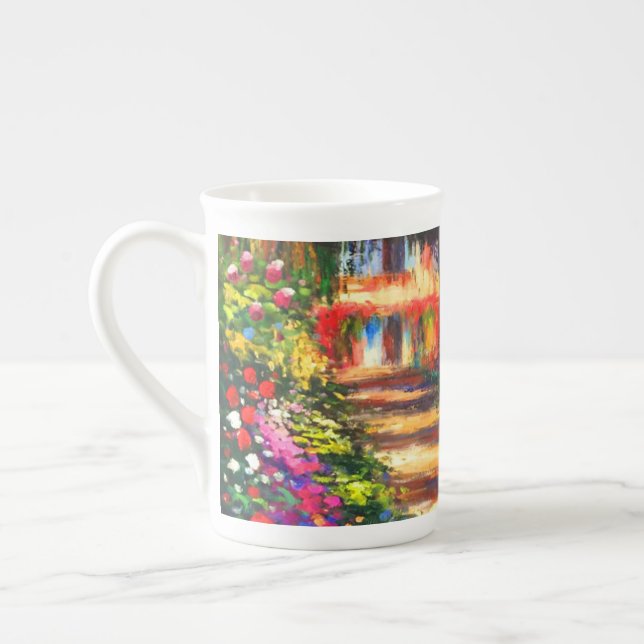 Caneca De Porcelana Jardim Monet em Giverny (Esquerda)
