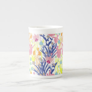 Caneca De Porcelana Jardim Surrealista