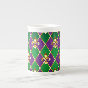 Caneca De Porcelana Jewelry Background Mardi Gras