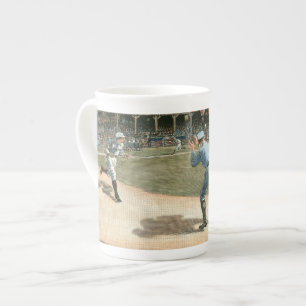 Caneca De Porcelana Jogo da Liga Nacional de Basebol de 1886