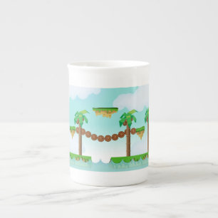 Caneca De Porcelana Jogo de plataforma retrô ou clássico