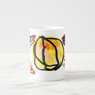 Caneca De Porcelana Joy da Estação de Bompkin