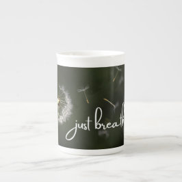 Caneca de Porcelana Just Breathe
