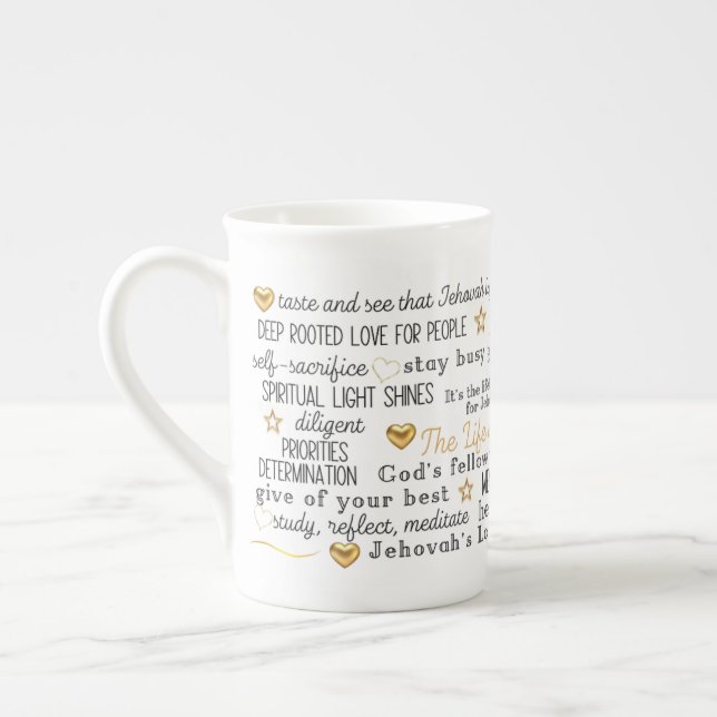 Caneca De Porcelana JW Life of a Pioneer Coffee Mug (Esquerda)