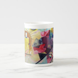 Caneca De Porcelana Kandinsky 1925/amarelo/vermelho/azul/pixdezines