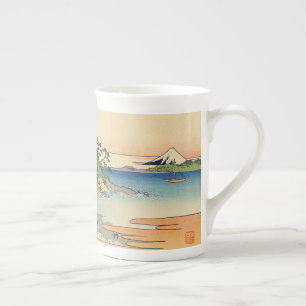 Caneca De Porcelana Katsushika Hokusai Enoshima na província de Sagami