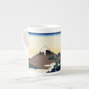 Caneca De Porcelana Katsushika Hokusai. O Inume Pass no Kai Provinc
