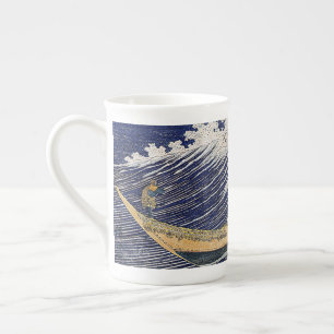 Caneca De Porcelana Katsushika Hokusai. Ondas do oceano