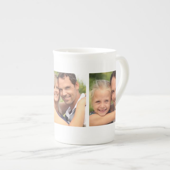 Caneca De Porcelana Kundenspezifisches Foto Becher (Frente Esquerda)