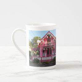 Caneca De Porcelana Lanternas e pão-de-açúcar cor-de-rosa - Vinha de M