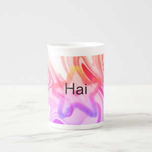 CANECA DE PORCELANA LARANJA BOM DIA MUG