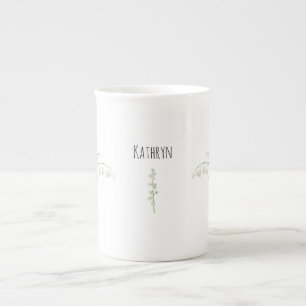 Caneca De Porcelana Lily of the Valley May Birth Flower