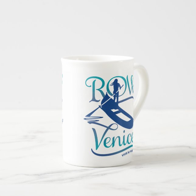 Caneca De Porcelana Linha Venice Bone China mug (Frente Esquerda)